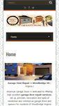 Mobile Screenshot of americangaragedoorsllc.com